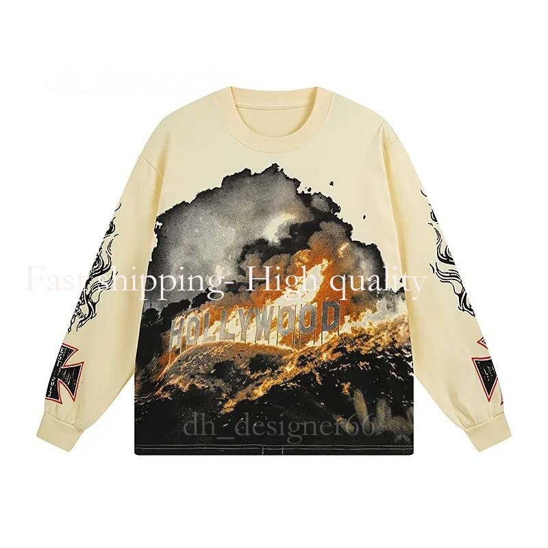 Mirror quality shirt mens t shirt long sleeve shirts mens top Spring Autumn Round Neck Sweatshirt Mens Clothing shirts for men designer hoodie