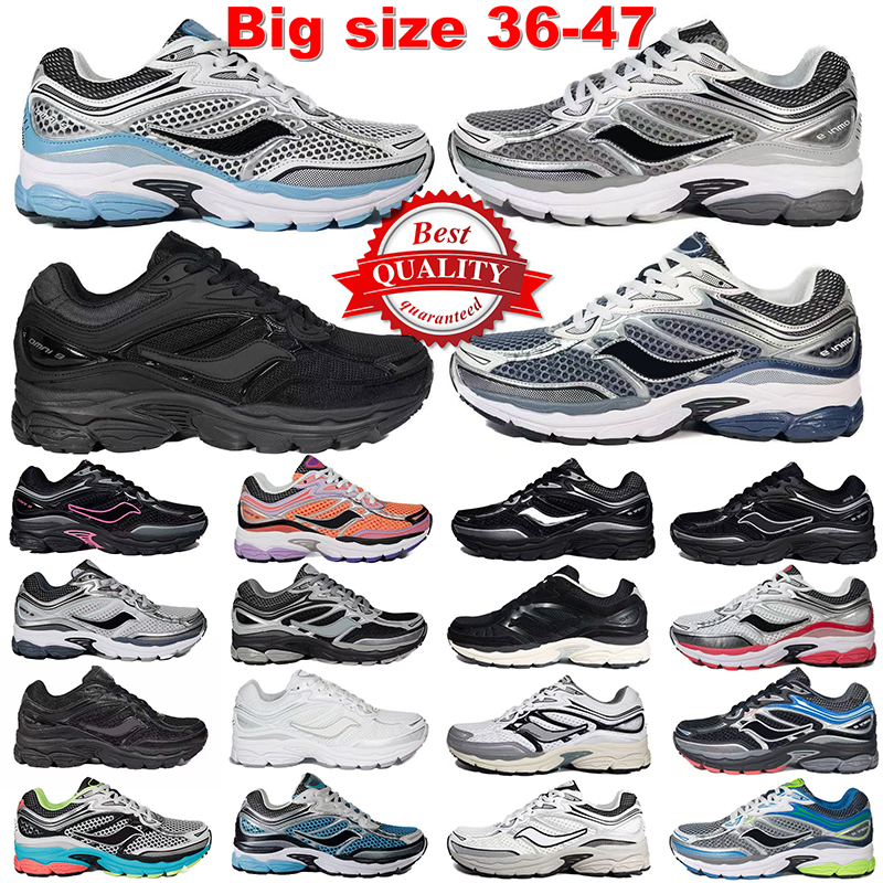 Designer Shoes sauconyy omni 9 running sneakers saucony Progrid omni 9 Outdoor Running Shoes Shock Absorption Wear Resistant Thick Sole Grey Sneaker