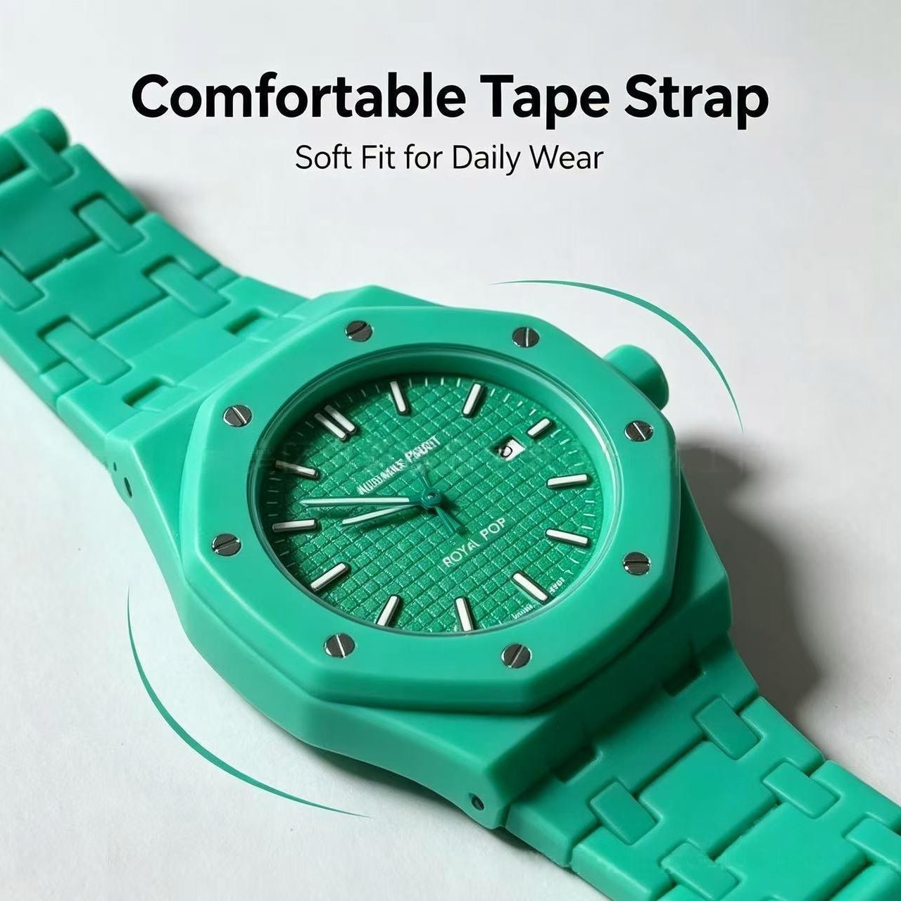 Best-selling plastic men's quartz watch with Arabic numerals, business-style durable and shock-resistant quartz men's watch