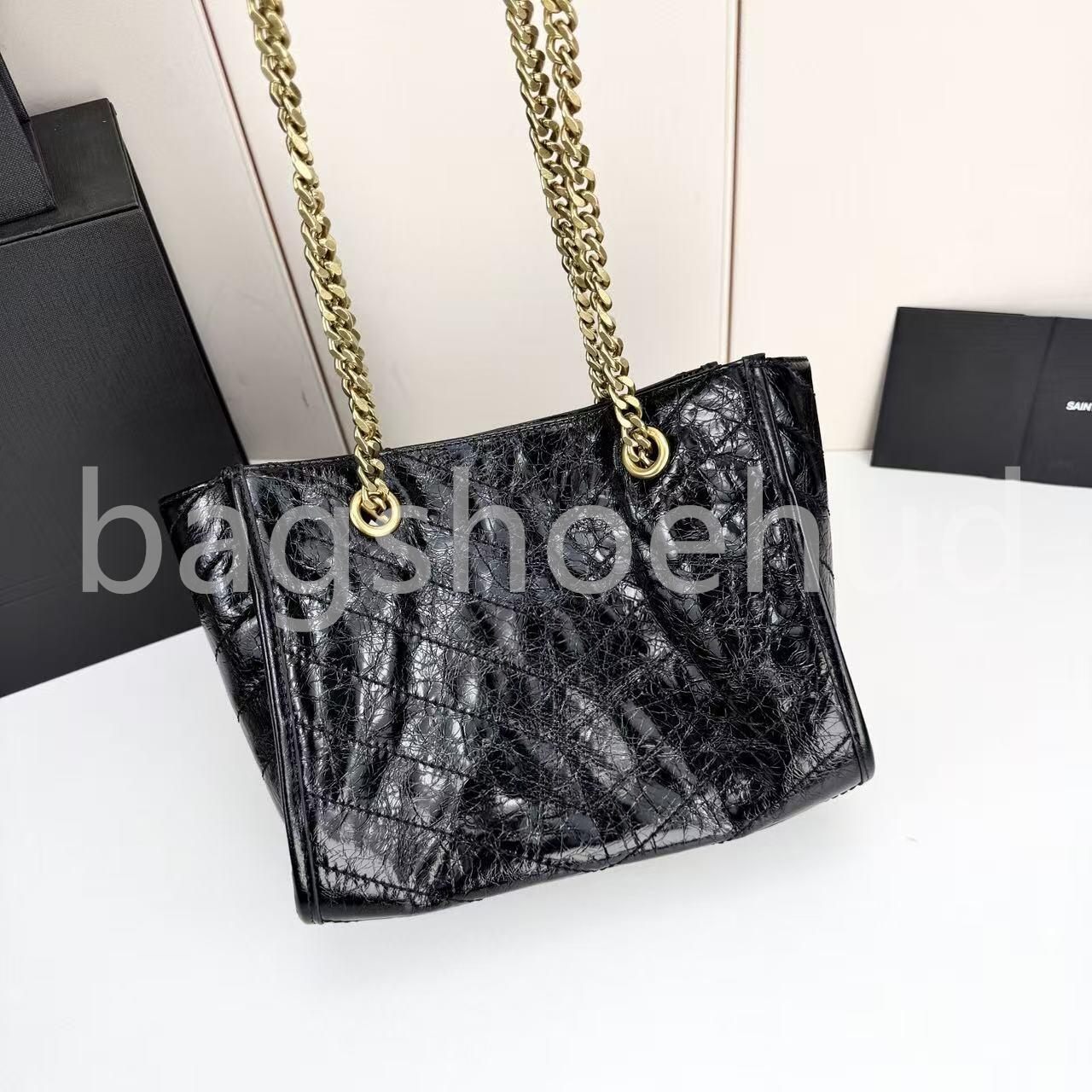 10a Designer Shopping Vintage Leather Chain Shoulder Luxury Womens Bag Classic V Shaped Stitching Crossbody black tote bag multifunctional Handbag P