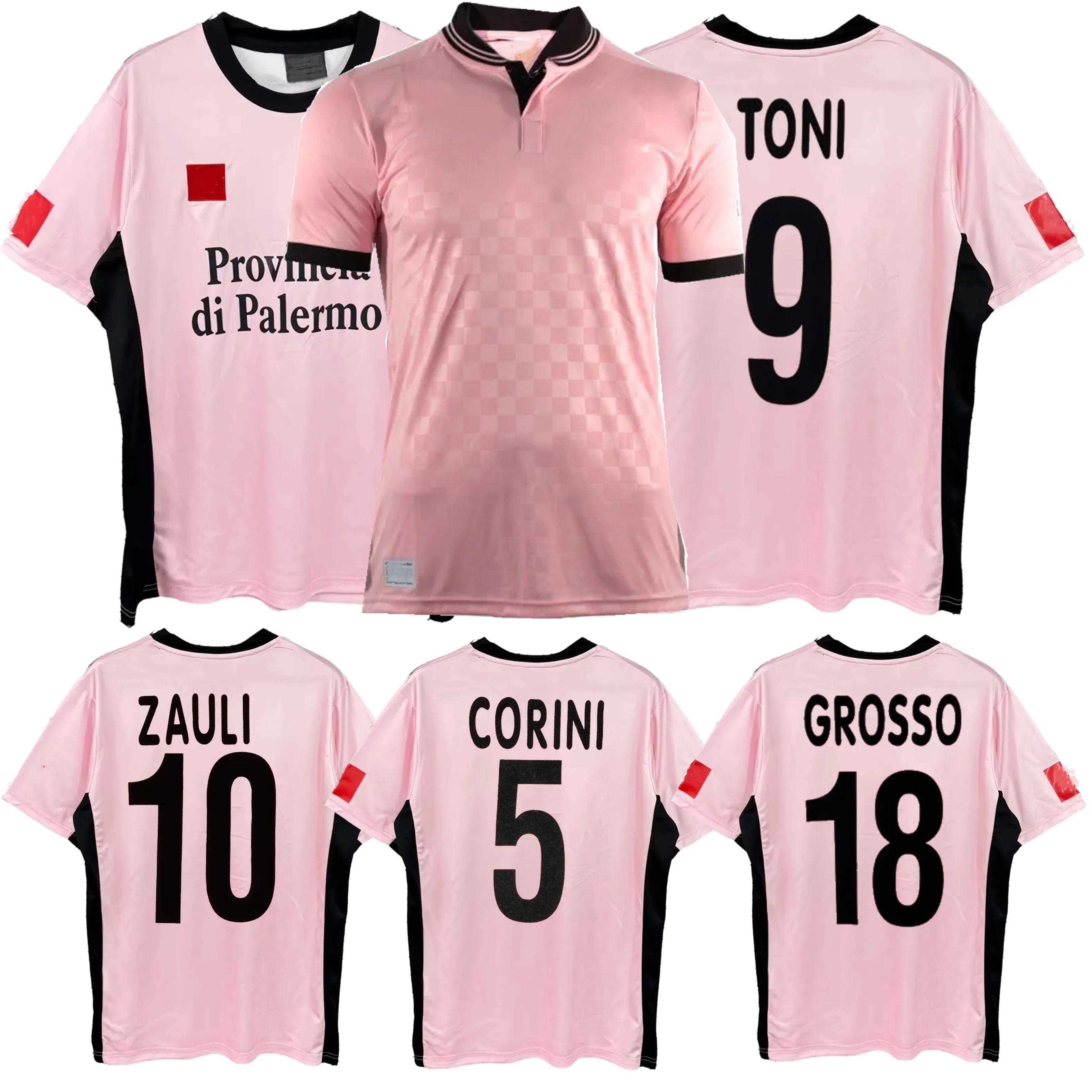1993 1994 2003 2004 2012 2013 PalermoS retro soccer jerseys dybala miccoli ilicic Grosso Luca Toni Zauli Corini Simone classic football shirts