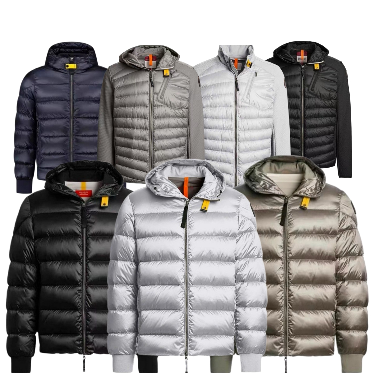 mens designer coat jacket men winter chaqueta hombre parachute clip matte nylon shell taped seams down padded warm doudoune homme puffer jacket wint