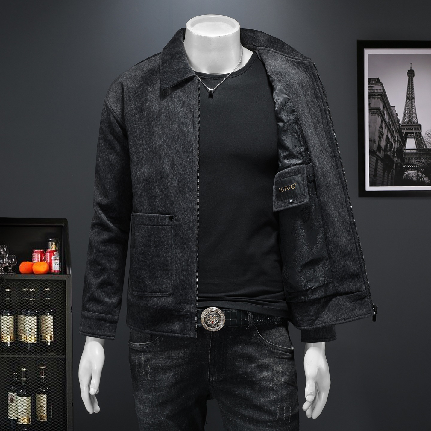 New DesignEuropean-style, Lightweight Luxury Autumn New Collection: Fashionable Trendy Casual Outerwear, Versatile Men 's Clothing, And Stylish