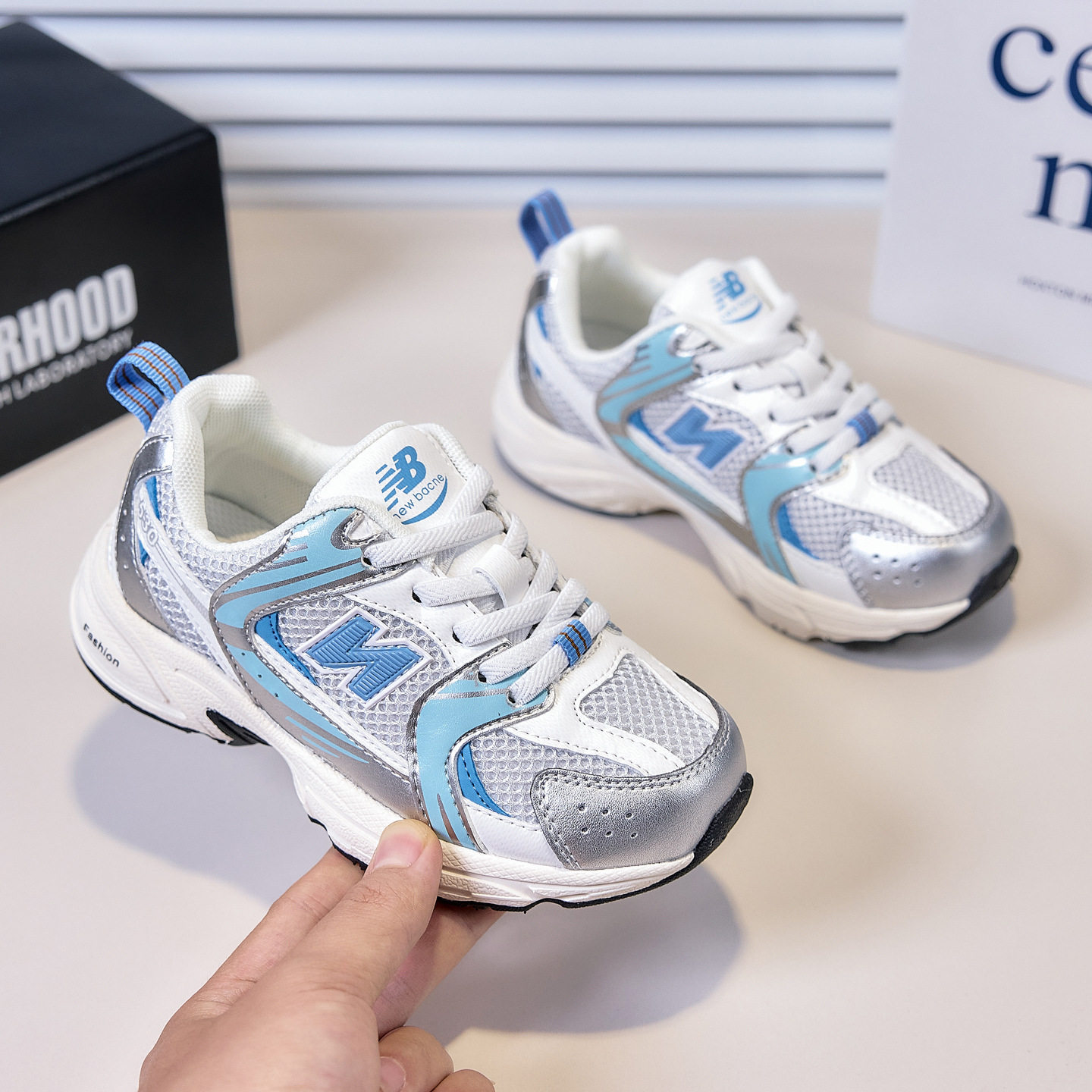 luxury Kid's Shoes 2026 New Kids Breathable Mesh Chunky Sneakers, Lightweight Running Shoes for Big Kids Boys & Girls free shipping