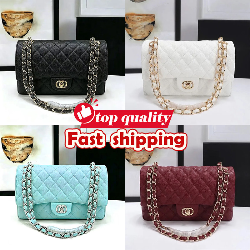 10A Luxury Designer Bag Ladies Shoulder Bag Designer Bags 2026 Trends Caviar cc Flap 25 Bag Handbag Fashion Bag Women Handbag Gold Chain Leather Wal