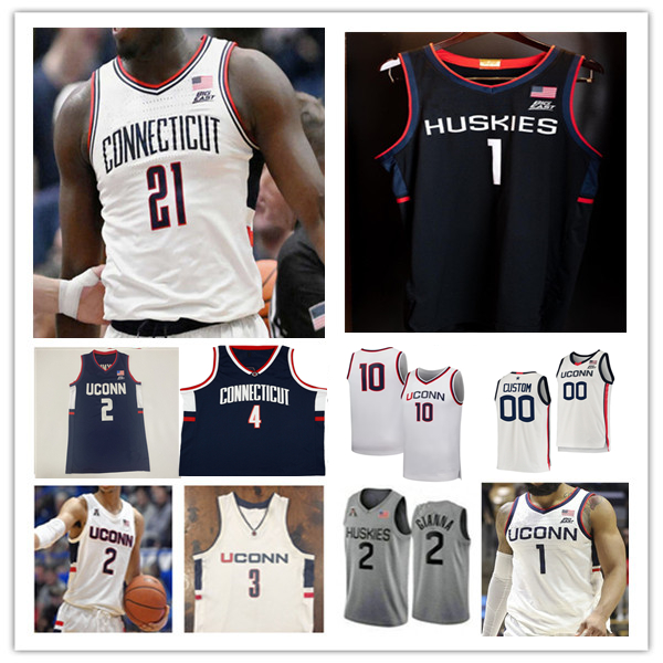 Maillot de basket-ball Solo Ball Tarris Reed Jr. UConn Huskies Alex Karaban Braylon Mullins Silas Demary Jr. Eric Reibe Jayden Ross Jaylin Stewar