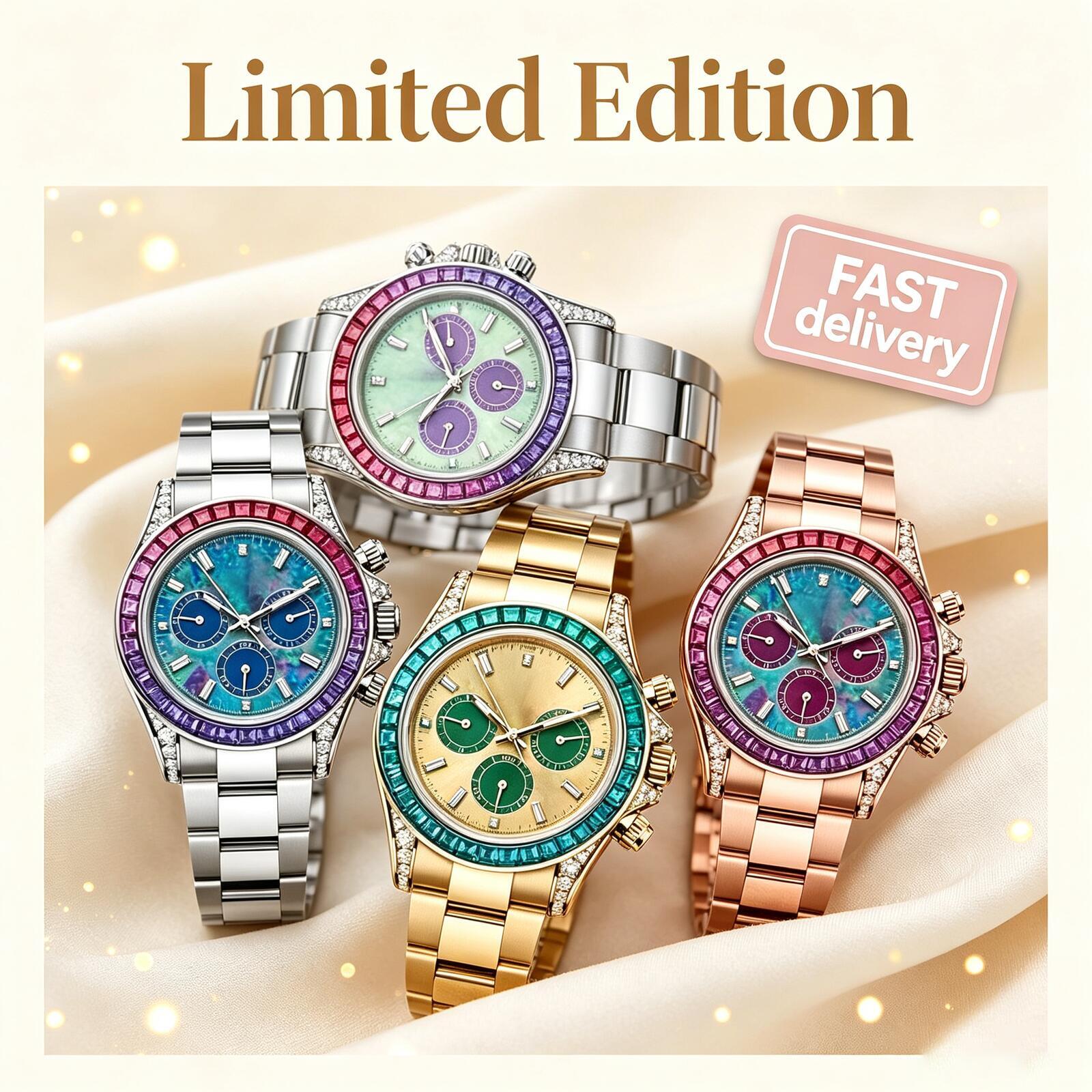 designer luxury mechanical watch mens waterproof stainless steel sophisticated modern watches for men casual refined style