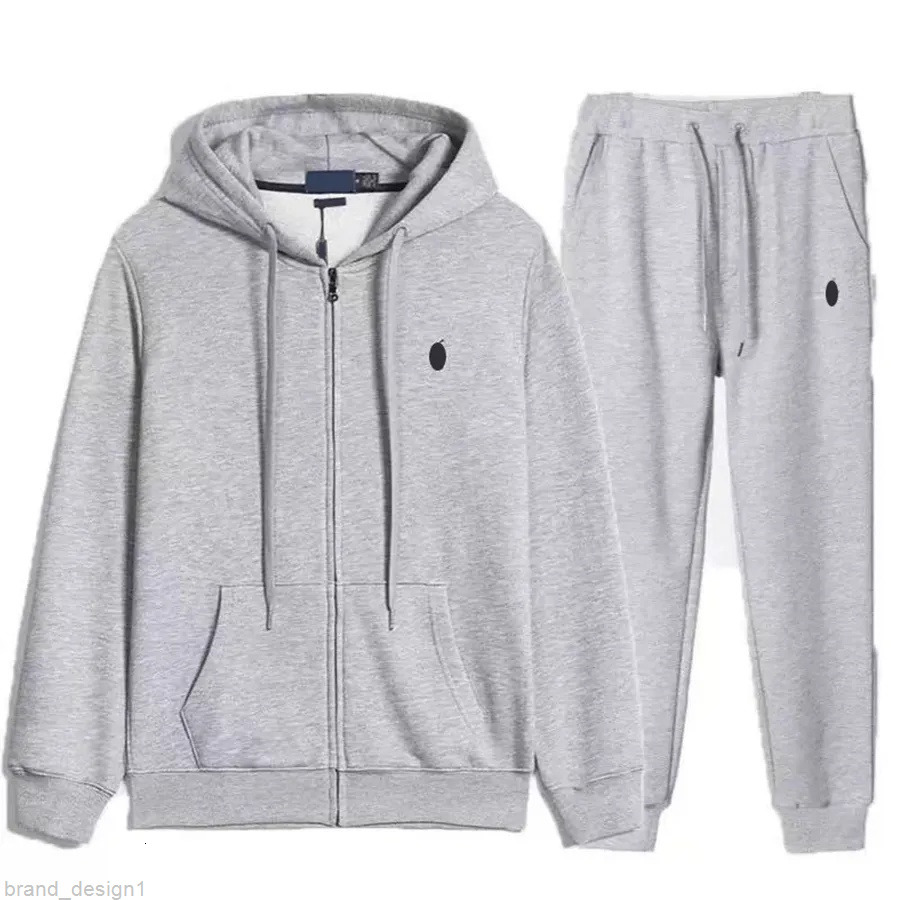 Ralply Laurent Polo Tracksuit Embroidery Hoodies Suits Mens Streetwear Two Piece Set Womens Hip Hop Sweatshirts Sweatpants Casual Outfits Ralphyslar