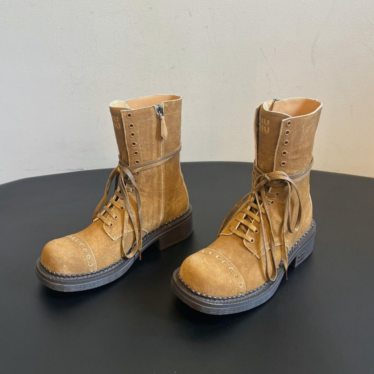 Tall Boot Shoe Designer Luxury Womens Knee High boots Strap Buckle Moto Motorcycle Winter Outdoor Street Modern Stylish Original Design Zipper Cap T