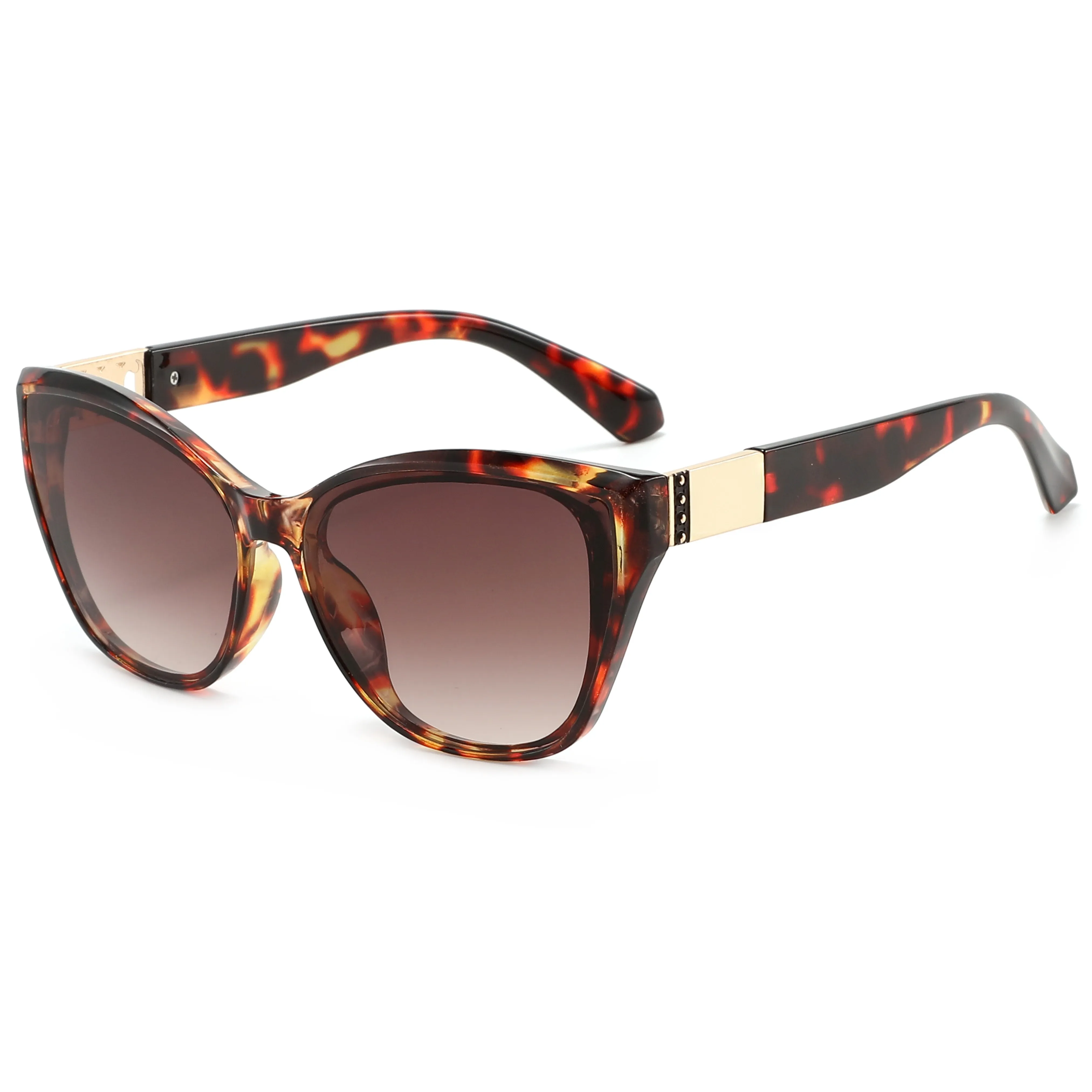 New For Oval Designer Metal Mirror Legs Green Lens Sunglasses Retro Small Round Frame Sexy Little Women Glasses