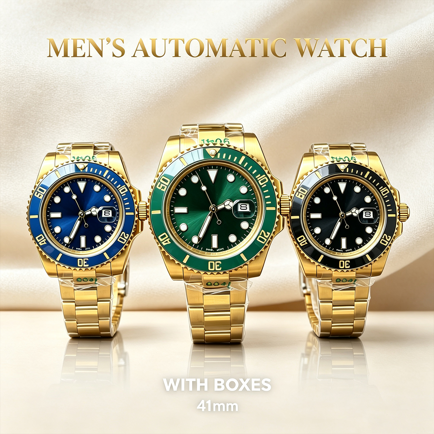 Montres pour hommes montres de marque de luxe hommes mode haute qualité Date automatique montre-bracelet de luxe affaires plein acier sport mâle
