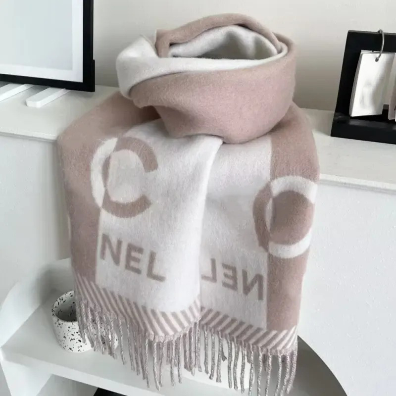 scarf designer scarf luxury scarf for women cashmere Stylish cashmere designer scarf full letter printed Soft touch warm wraps with tags winter long