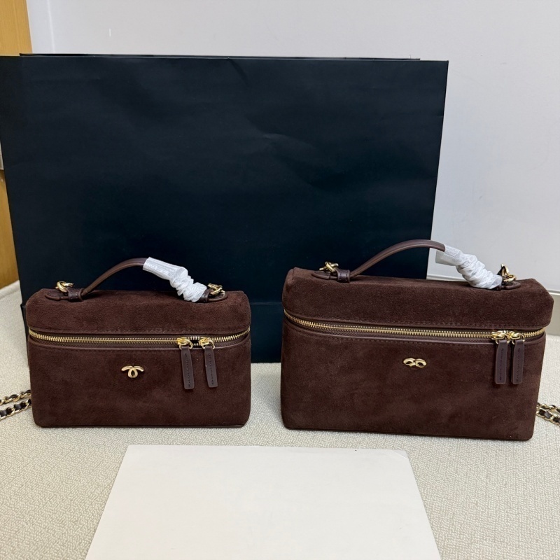 Designer New Cases Makeup bag cc Micro Vanity Bag Mini Cosmetic Bag Crossbody fashion Shoulder Tiny Cosmetic Nano Make Purse Wallet width genuine le