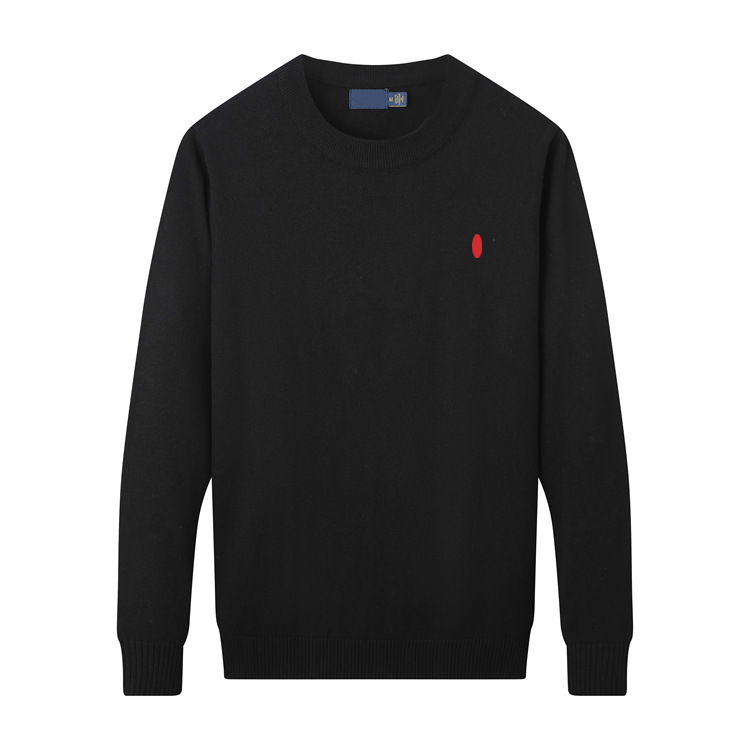mens lightweight cardigan for spring autumn soft ribbed crewneck pullover top with small logo