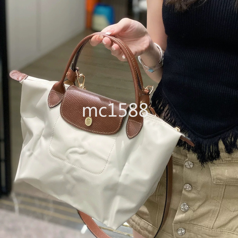 1 1 sacs de créateurs de qualité français 70e anniversaire nylon brodé pliable maman sac fourre-tout sac à provisions étanche 100-A
