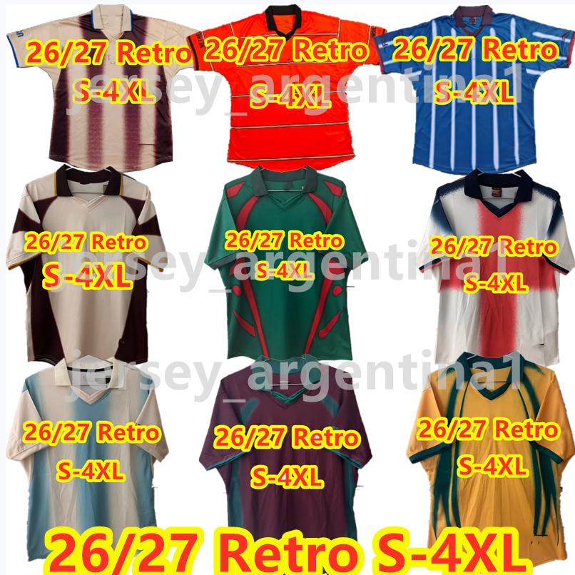 4XL 26 27 T90 équipe nationale rétro édition spéciale maillots de Football Maillot de Football hommes + enfants Maillot de Football T90 personnal