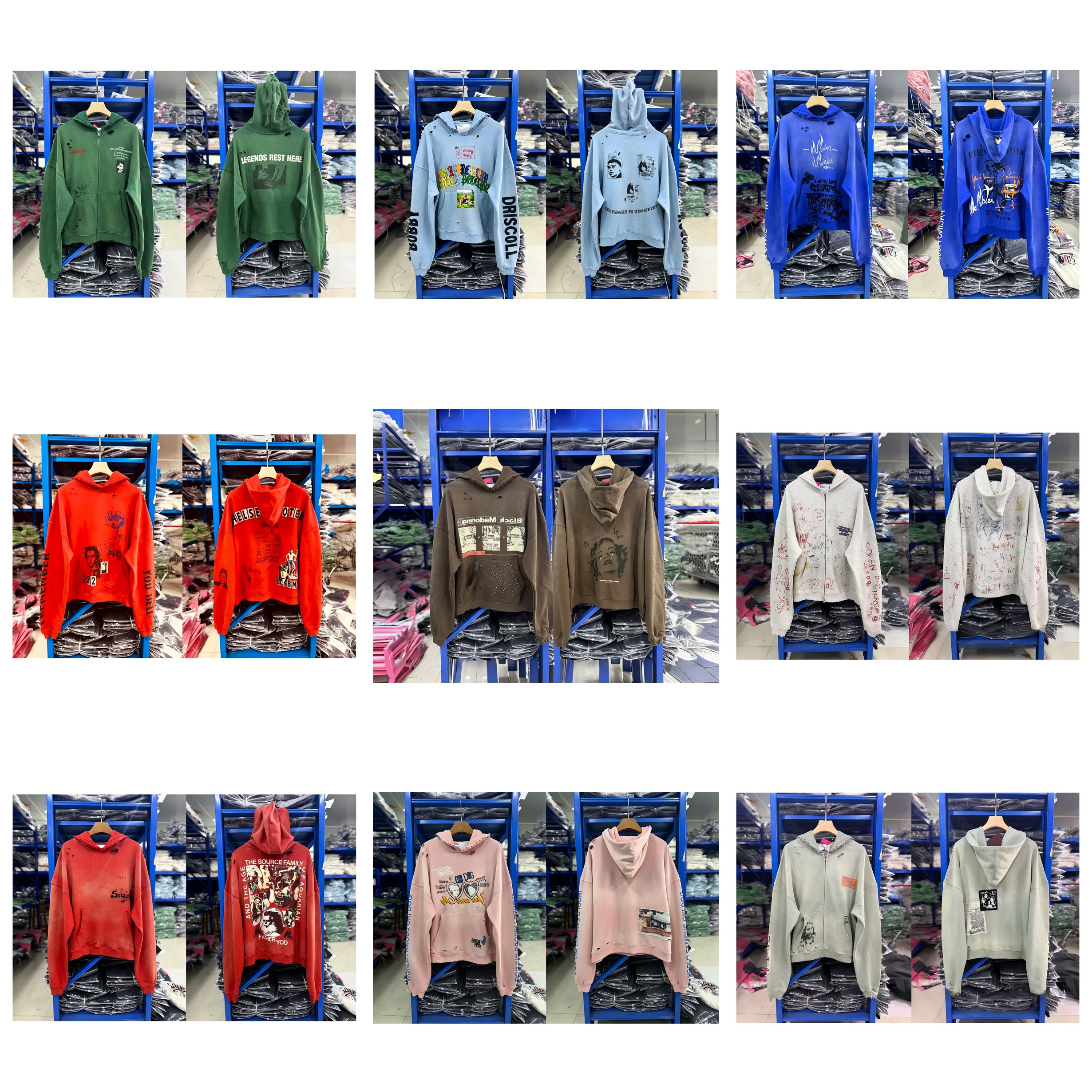 2026 Spring & Autumn New Collection, PalyHolly Cartoon Letter Pattern Series Hoodies for Men and Women