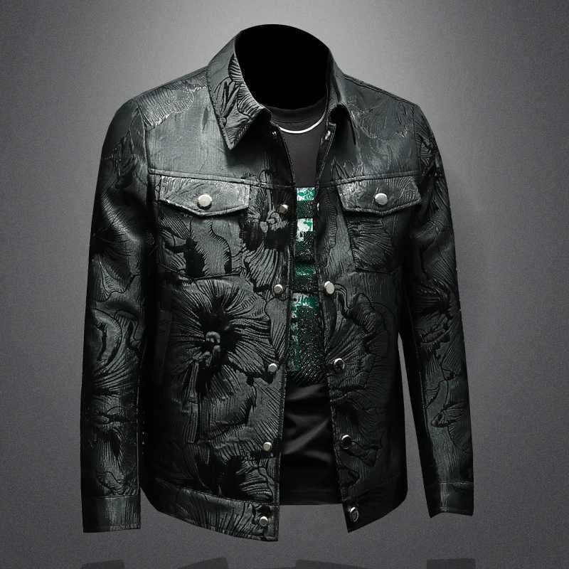 Jacquard Jacket Men 2025 Brand Spring New Long Sleeve Bomber Jackets Fashion Casual Business Social Streetwear Coats M 4XL D260902 e4