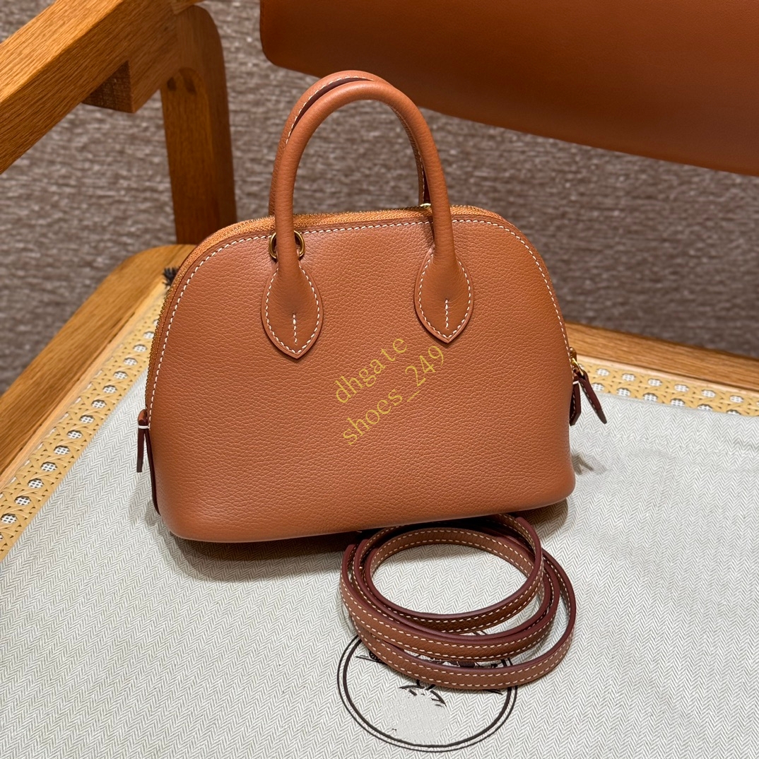 12A Designer shoulder bag Mini Bolide goatskin with 18cm 25cm mirror quality bags designer tote bag designer bag handbag high quality women's l