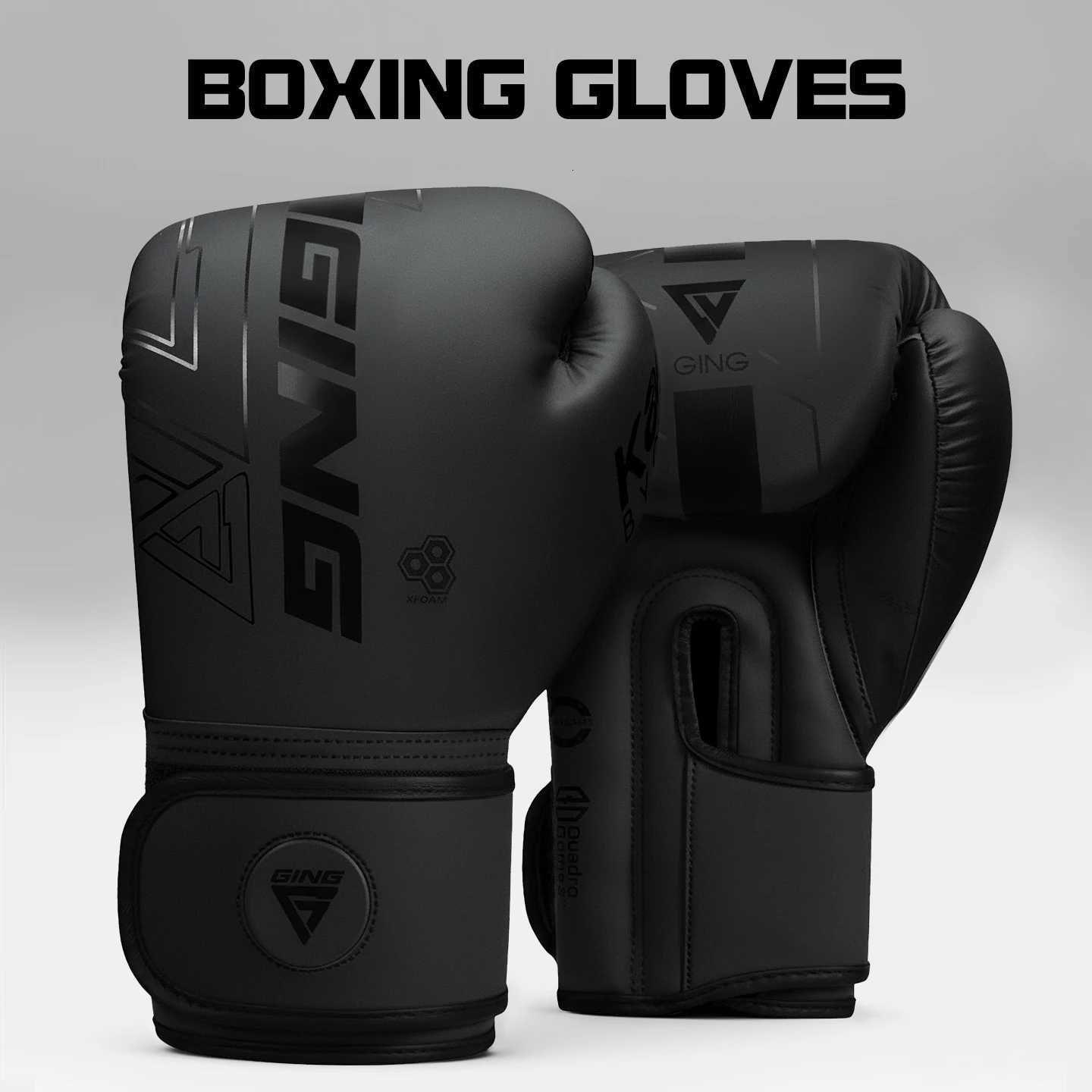 Protective Gear 4/6/8/10/12/14oz Boxing Gloves Breathable Professional Boxing Gloves Taekwondo Muay Thai Training Equipment Free Fight MMA Q260923