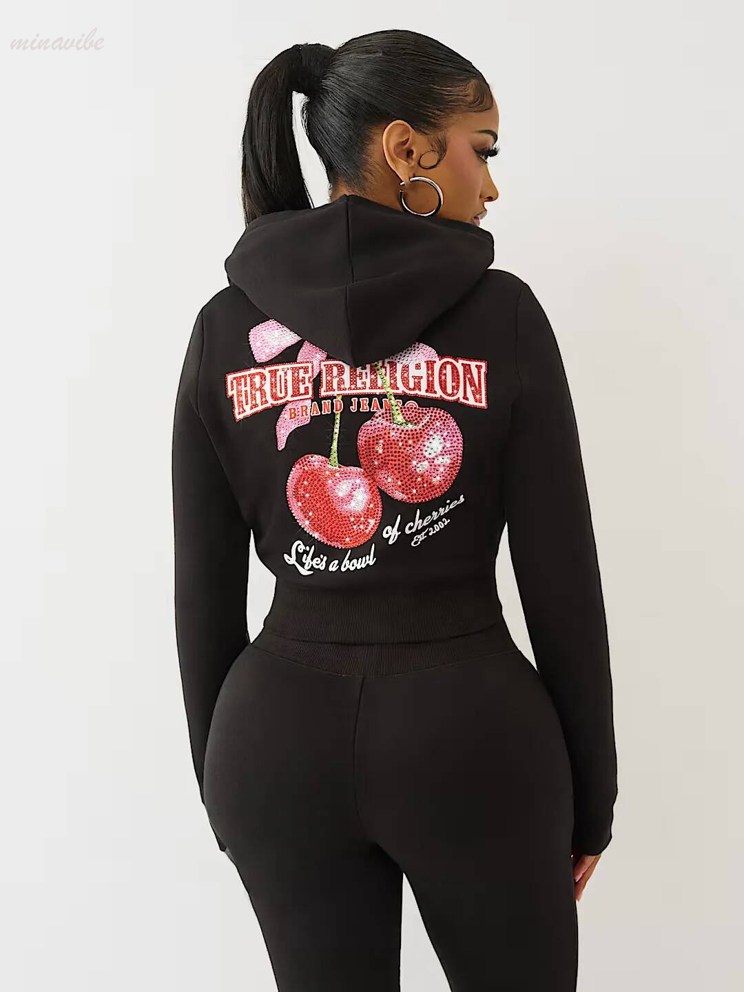 womens tracksuit two piece Trues Religion High Street Fashion Leopard Print Zip Up Hooded Sweatshirt Casual Suit For Women c96