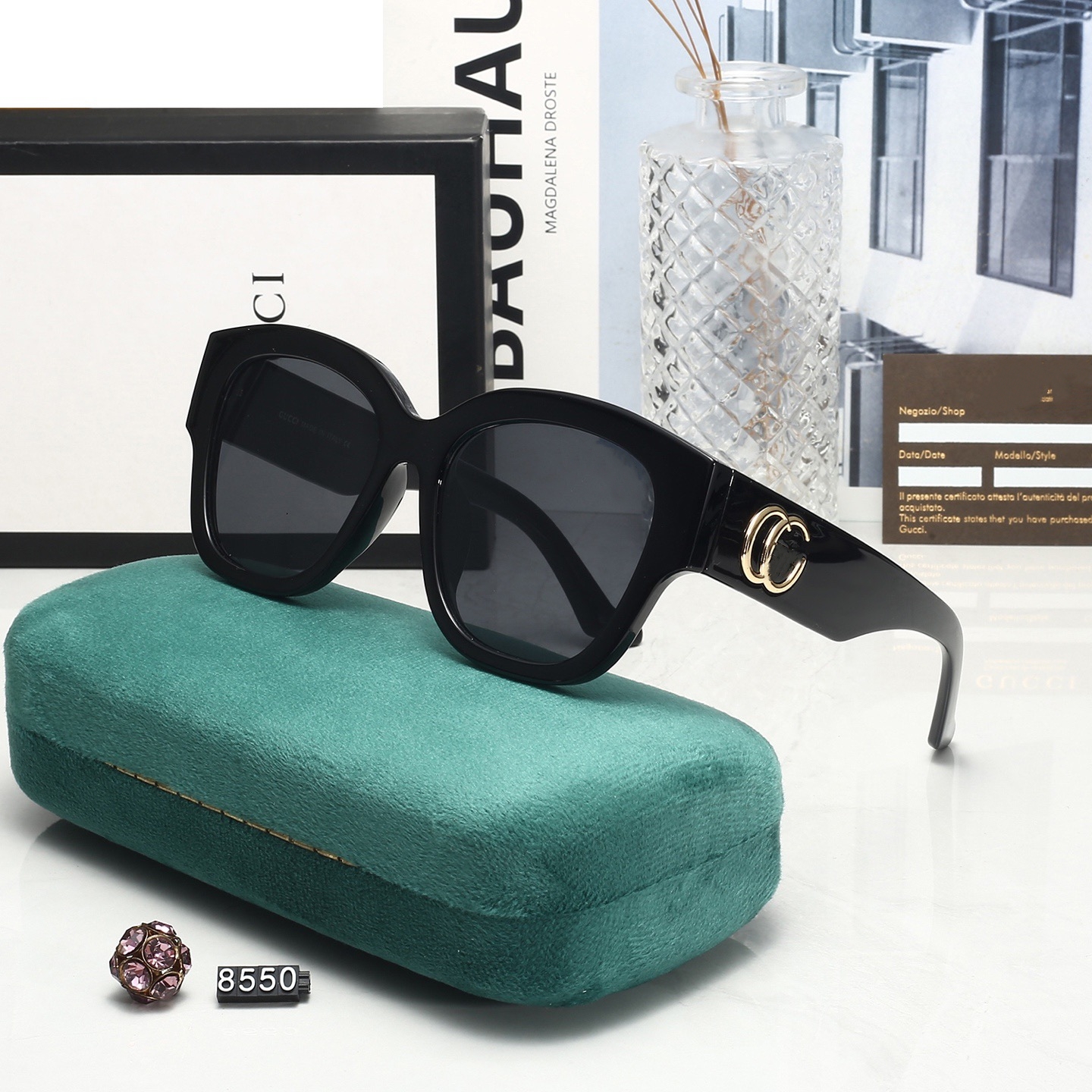 G1719 Designer Luxe Femmes Lunettes De Soleil Hommes Lunettes En Plein Air Shades PC Cadre De Mode Classique Lady Lunettes De Soleil Miroirs pour