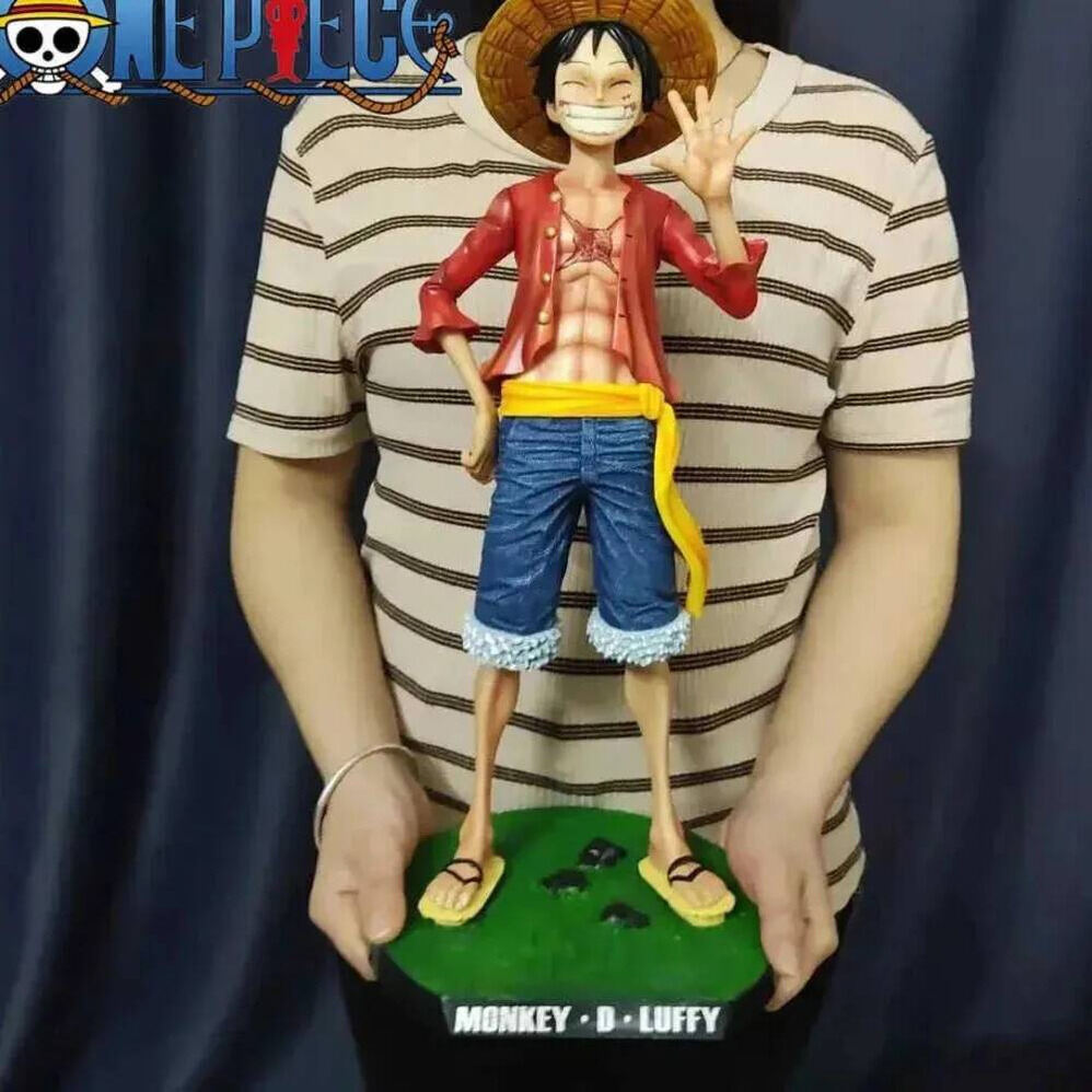 2026 New New Action One Piece 42 5Cm Straw Hat perfume D Luffy Gk Large 1/4 Big cologne Anime Figures Doll Statue Model Ornament Decorative Gifts To
