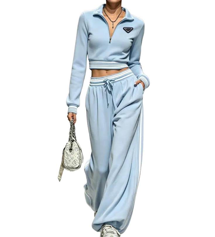 Brand Designer Women's Two Piece Sets Women's Clothing 2027 European American Autumn Winter New Fashion Casual Sports Suit Hoodie and Swea