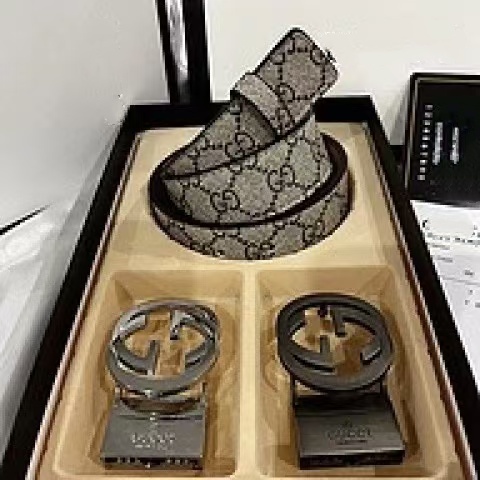 Designer belt Double-buttoned gift box men's premium wallet gift set Business casual all-purpose belt Suitable for giving to a boyfriend or fat
