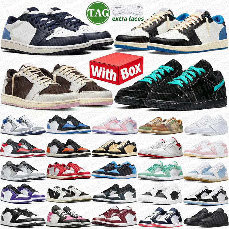 free shipping with box 1 1s basketball shoes designer sport shoes women mens shoes blue black grey red durable trainers outdoor sports sneaker