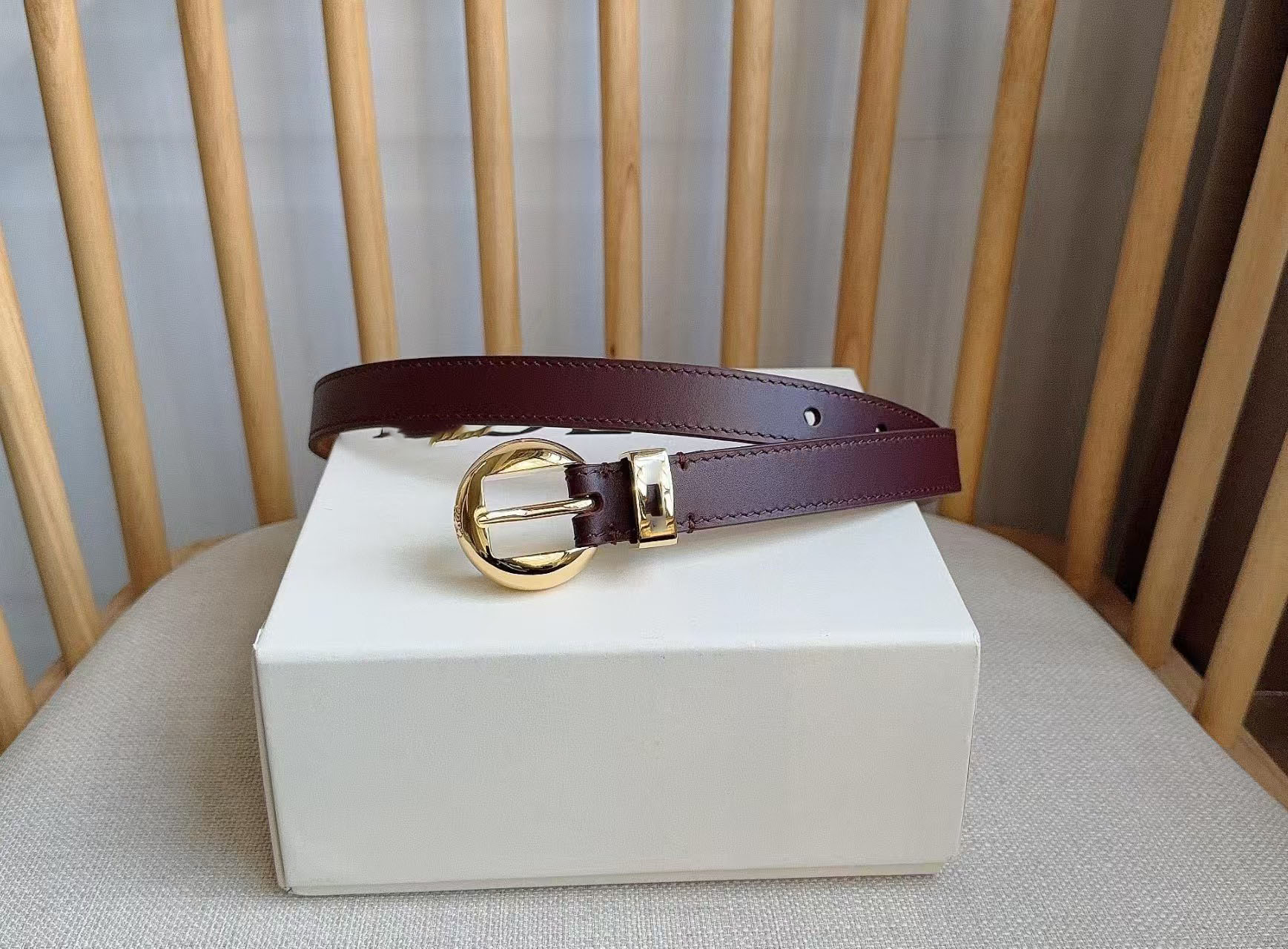 Designer women's belt, classic metal double buckle belt, high-quality PU leather, business casual jeans belt, women's daily