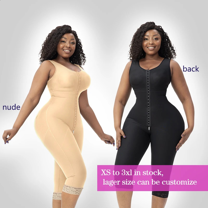 Women Bodysuit Shapewear Slimming Waist Body Shaper Post Op Surgery Liposuction Lipo Firm Tummy Control Butt Lift Fajas 260907