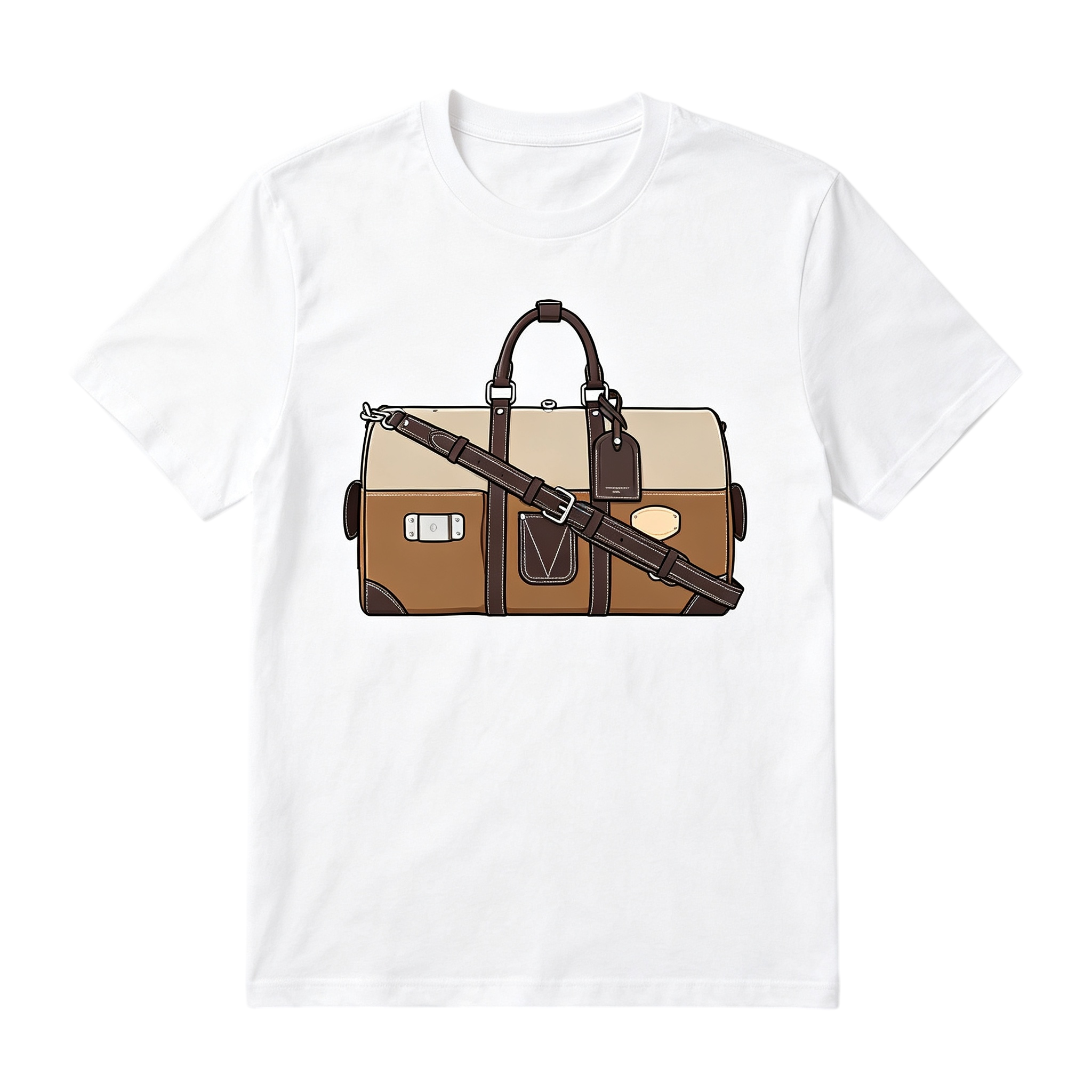 Design esthétique fonctionnaliste : forme classique, cuir doux et velouté avec détails matériels précis - Sac de voyage haut de gamme - Design cl