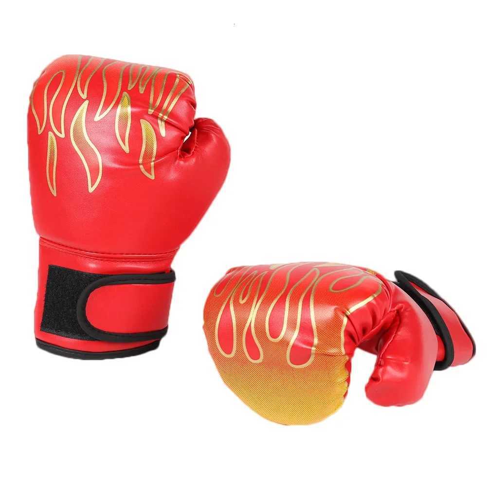Protective Gear 1 Pair Kids Boxing Gloves for Children Fighting Mitts Comfortable Adjustable Professional Karate Punching Boxing Training Gloves Q26