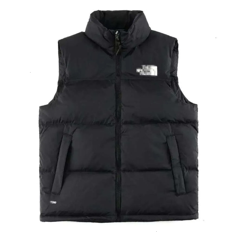 Mens Vest Designer Gilet NF Code Scan Luxury Down Puffer Vest Jacket Unisex Couple Bodywarmer Womens Jacket Sleeveless Outdoor Warm Thick Outwear Cl