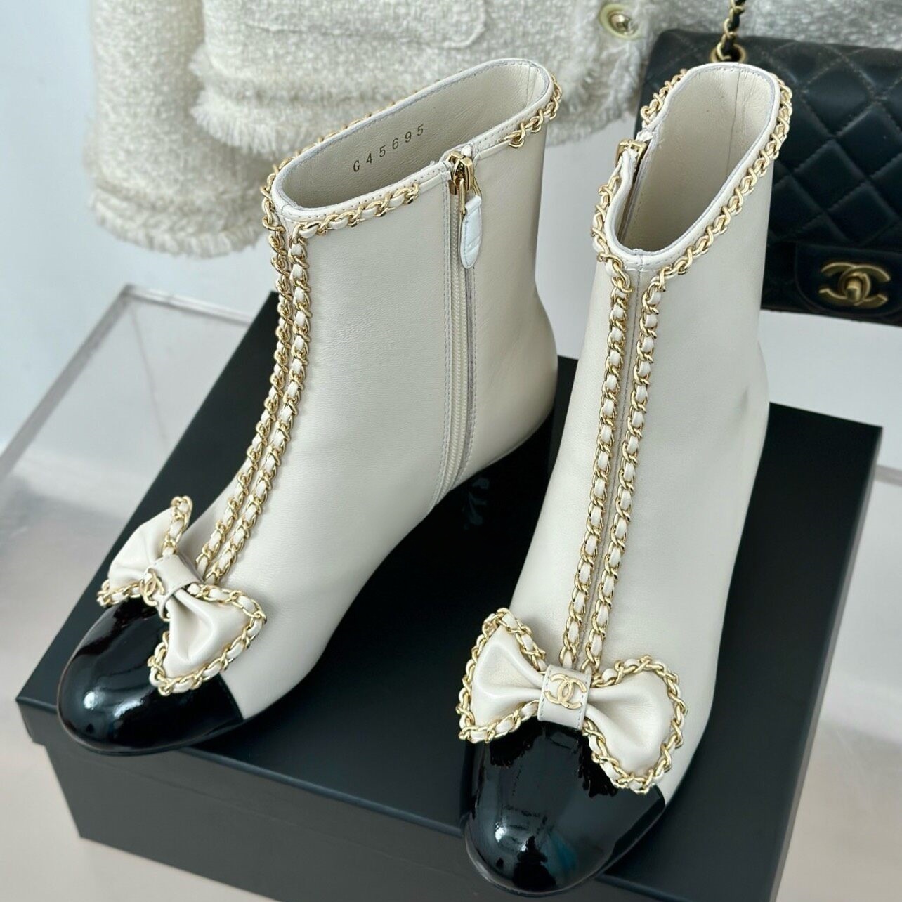 2026 Woman Shoe Designer Luxury Boot Low Block Heel Dress Formal Fashion Party Club Winter Stylish Modern Work Street Adult Booties Zipper Ankle Rub