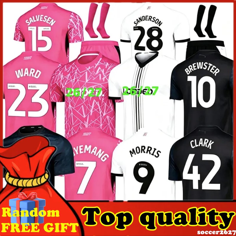 Derbys County FC 26 27 Soccer Jerseys Home Away Fans Men Kids kits soccer Jerseys 2026 2017 BREWSTER CLARKMORRIS OZOH ELDER CLARKE football kits Shi