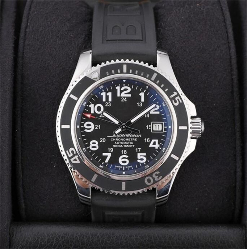 U1 Top AAA Designer Super Oceans Mechanical Watch Mens Automatic Movement Rotatable Ceramic Bezel Sapphire Watches Rubber Strap Gents Sport 1884 Wri