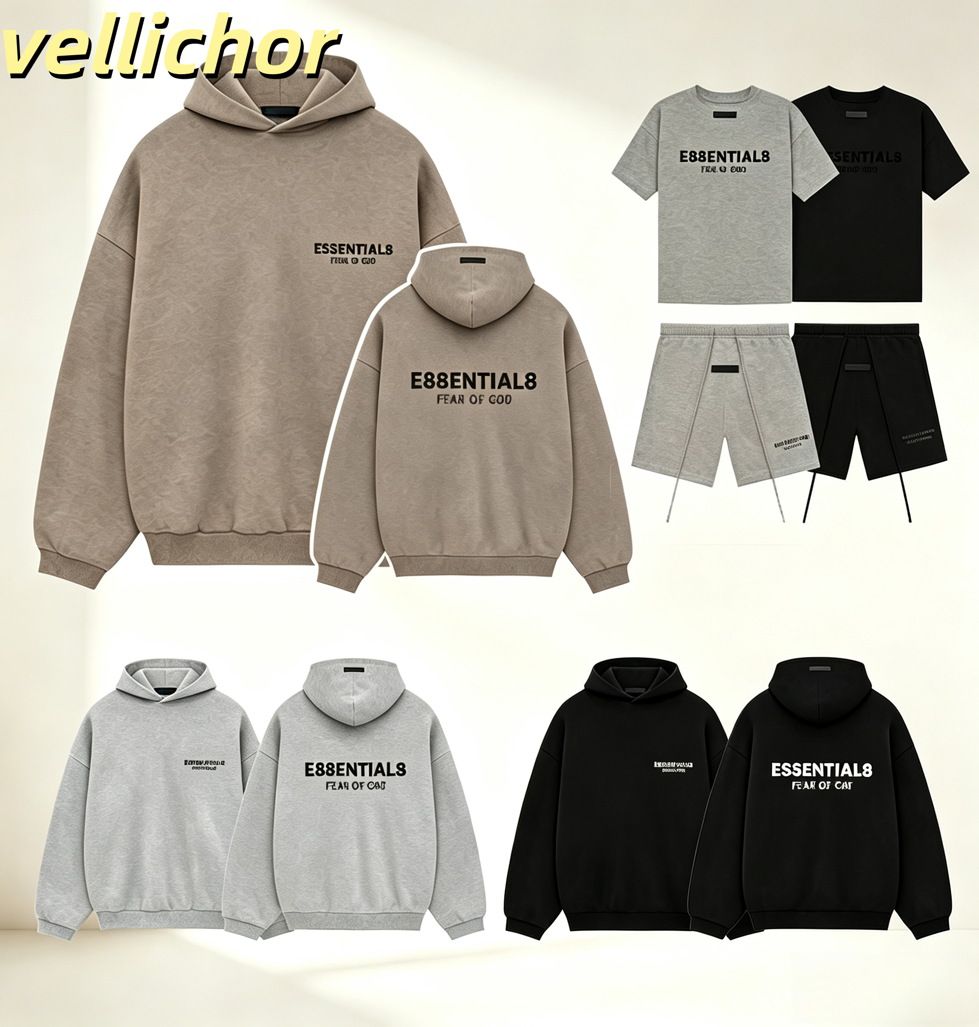 Essential hoodie shorts men t shirt hoodies mens designer clothes tracksuit designer hoodie men hoodie clothes set sweatshirt sweats women tracksuit