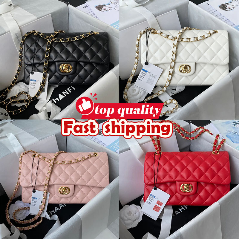 10A Luxury Designer Quilted Bag Shoulder Bag Designer Bags 2026 Trends Caviar cc Classic 25 Bag Handbag Fashion Bag Woman Handbag Gold Chain Leather