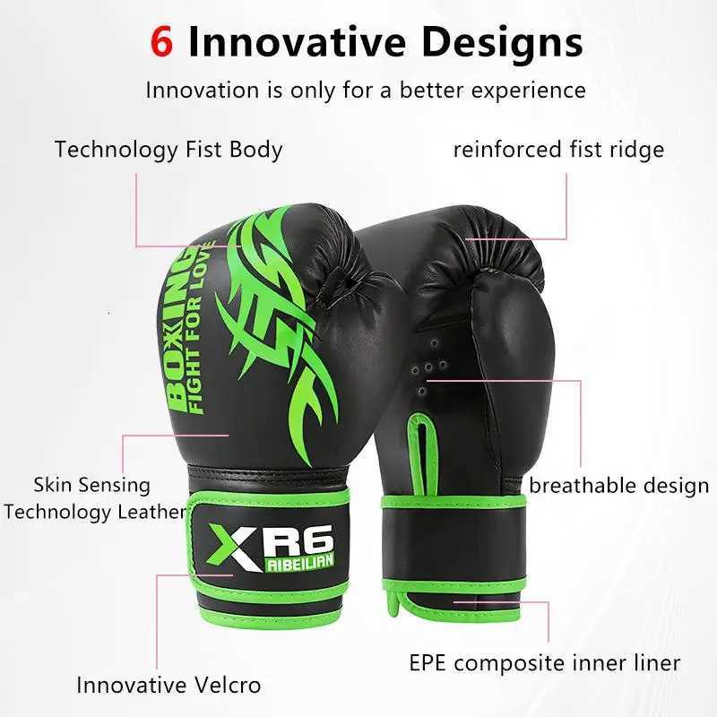 Protective Gear 4/6 Oz PU Breathable Children's Adult Professional Sanda Muay Thai Taekwondo Neutral Breathable Boxing Gloves Q260923