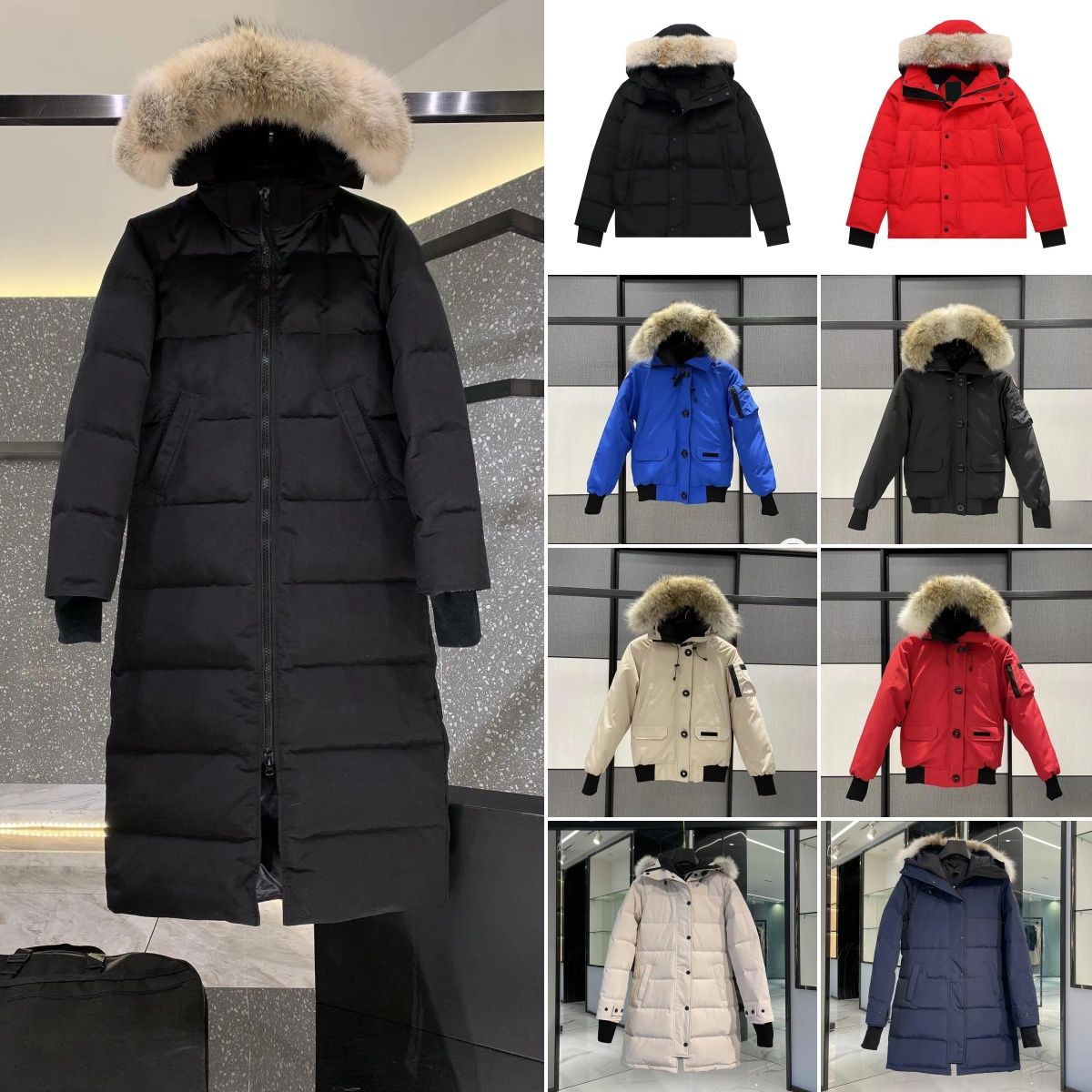 designer puffer jacket canada winter high quality jacket men Down coat for men designer winterjacket men 2026 Casual Winter Outerwear daliy outfit f