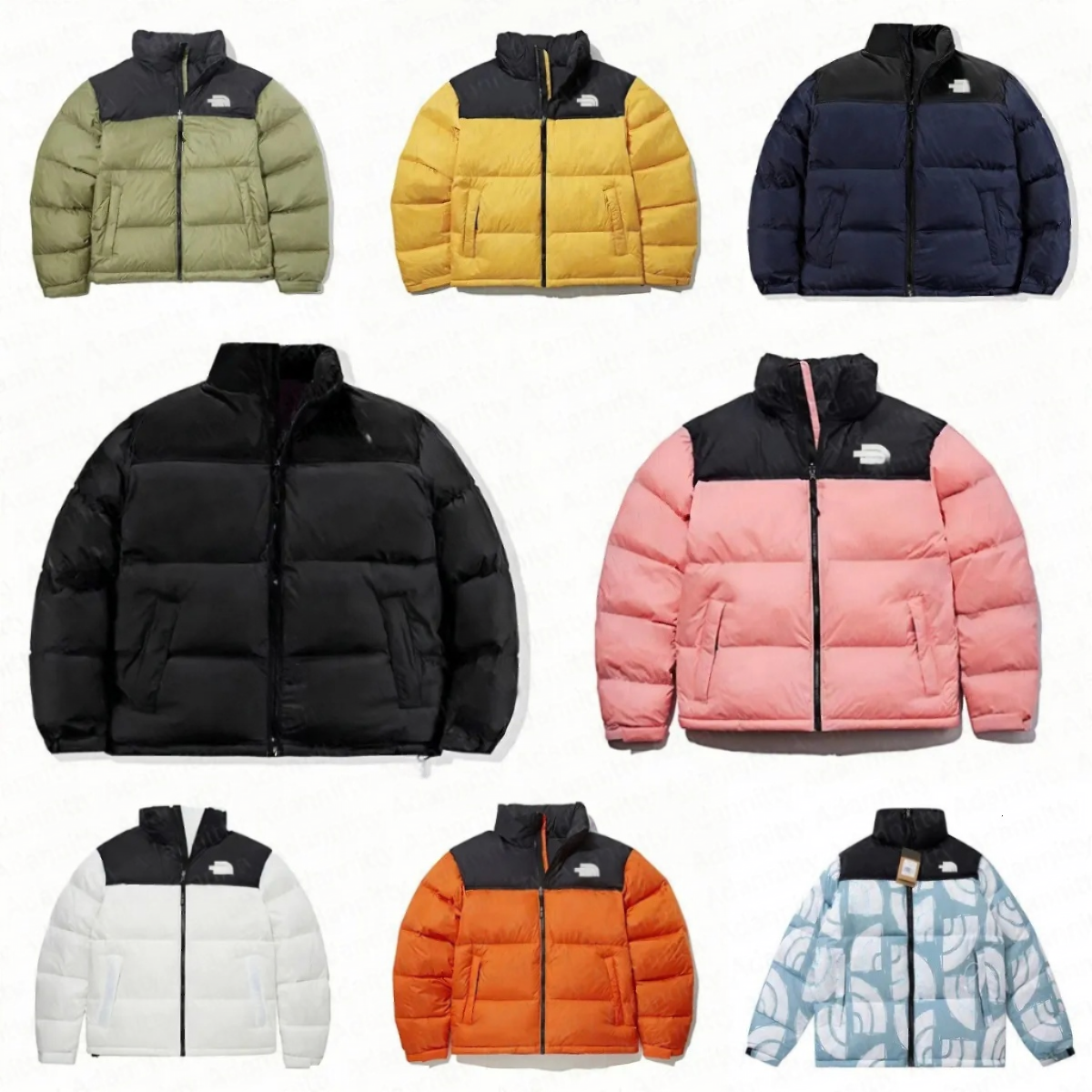 Winter Embroidered Padded Jacket Men Women Couples Thick Warm Cotton Coat Streetwear Casual Outdoor Fashion Outerwear