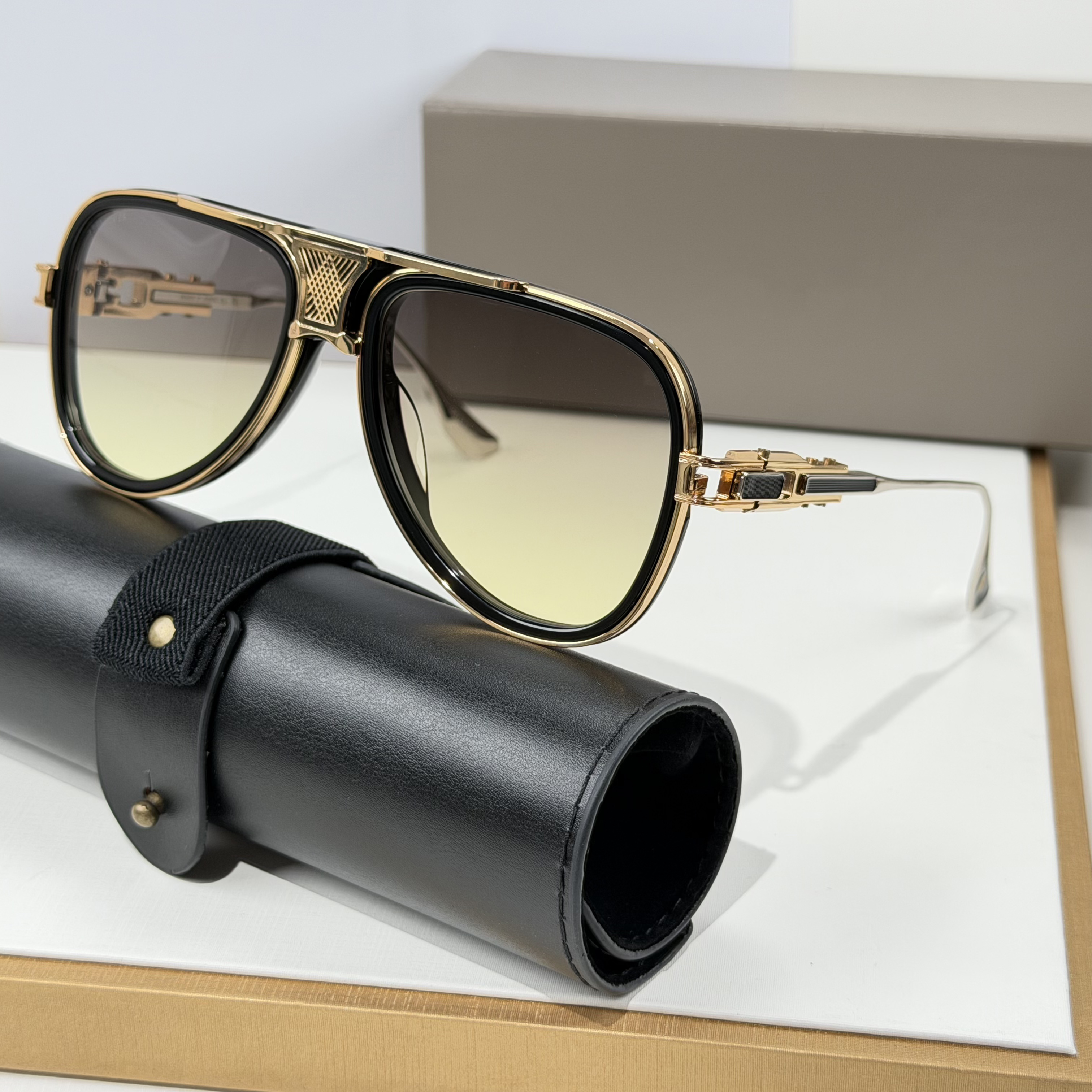 Lunettes de soleil de mode pour hommes femmes GRAND-DECADE DTS460 Designers de lunettes Tendance en plein air Drive-in Style de plage Lunettes an