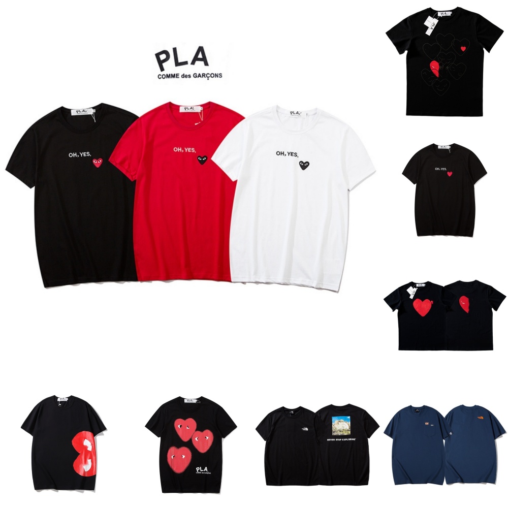 PLA t-shirt pour hommes t-shirt graphique femmes chemises de créateurs sweat-shirt mode pull hommes loisirs d'été en plein air luxe PLA amour mar