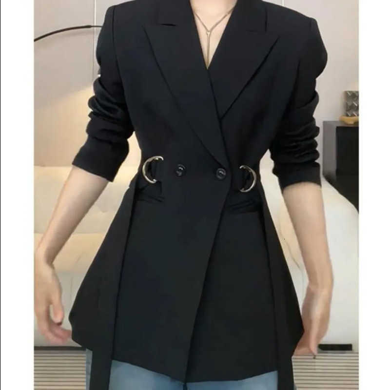 Suit Korean Style Women's Casual with Belt Spring/Autumn 2026 New Design Feelings Fashion Outerwear D260909