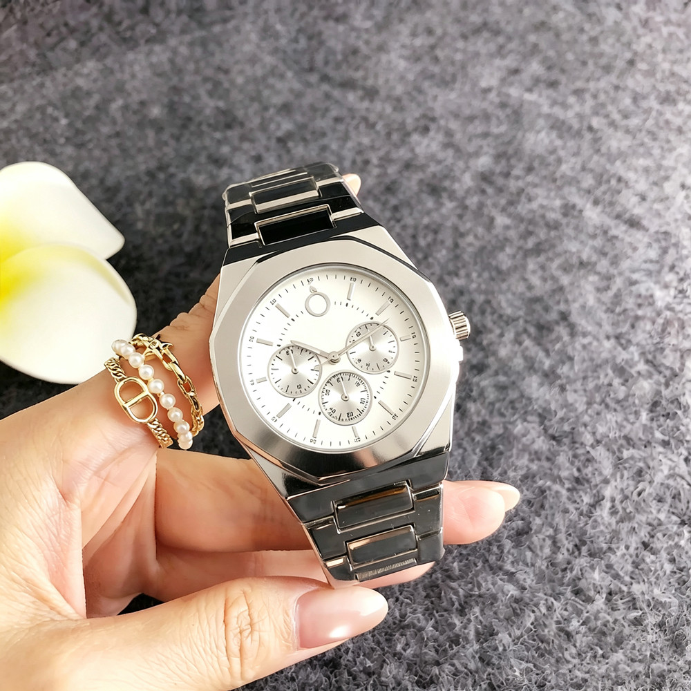 Mode Femmes Hommes Simple Argent Rose Or Rose En Acier Inoxydable Coeur Lettre Électronique Couronne Fil Montre Bracelet Pulsera Span Bijoux