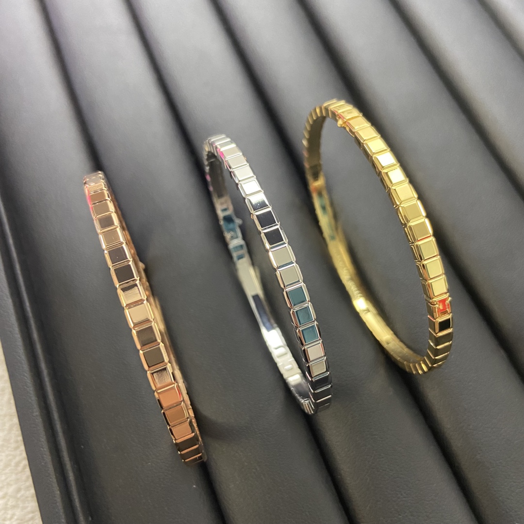 Ice Cube Bangle Bracelets Designer For Women Luxury Jewellery Designer Geometric Cube Cuff Bracelet Gold Plated