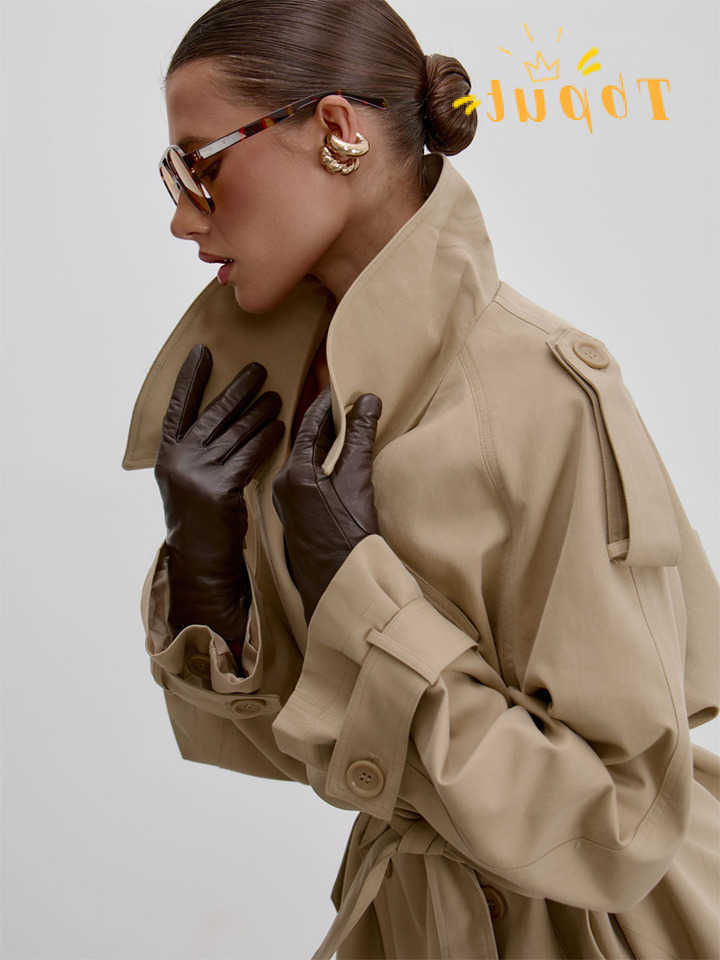 Up Chic Stand Collar Lace Trench Coat Women Long Sleeves Single Breasted Short Windbreaker 2026 Spring Lady Daily Street Jackets D260909
