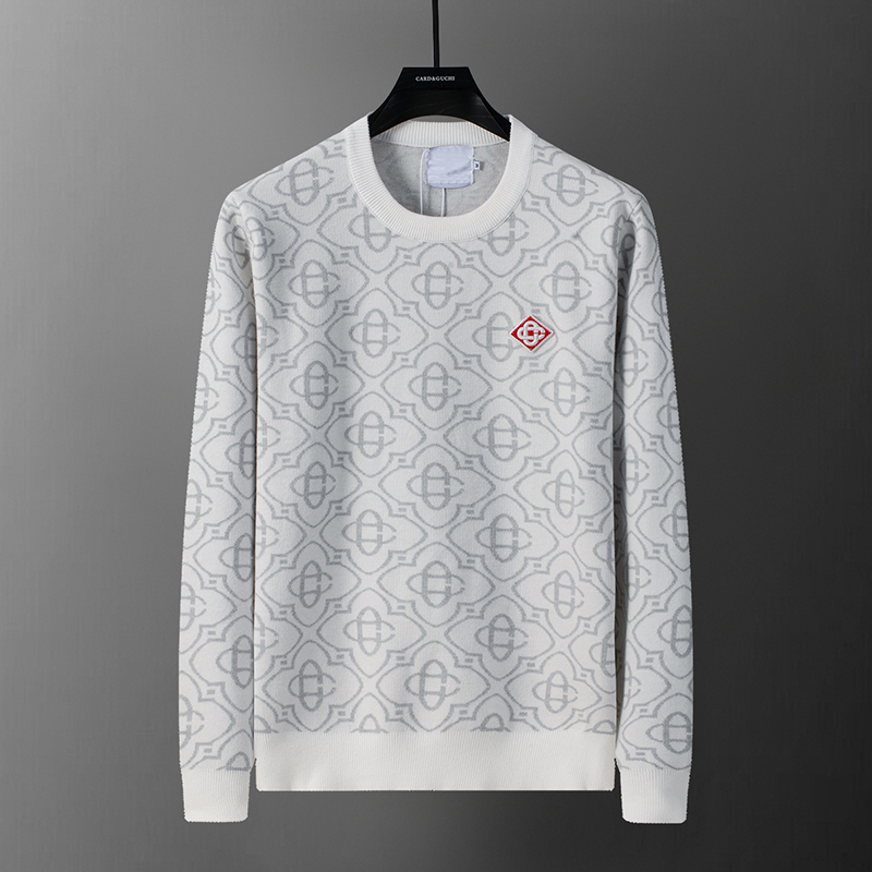 Pull de designer Femmes Automne / Hiver Pull Pull Brodé Jacquard Mode Lâche Hommes Femmes Casual Tricots Pulls Pour Hommes
